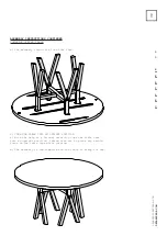 Предварительный просмотр 3 страницы De La Espada COMMUNE DINING TABLE BY NERI&HU Assembly Instructions