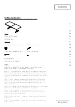 Preview for 1 page of De La Espada REFECTORY EXTENDING TABLE Assembly Instructions Manual