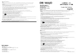 DE MAJO T1 Assembly Instructions предпросмотр