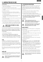 Preview for 11 page of de manincor EKB110 User And Maintenance Handbook