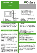 De Raat Firesafe FSP Quick Start Manual preview