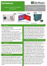 De Raat Technomax Trony GTR/4P Instructions preview