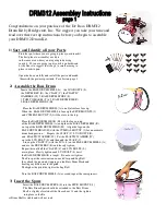 Preview for 1 page of De Rosa DRM312 Assembly Instructions