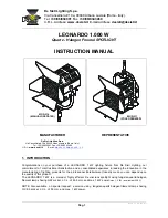 De Sisti LEONARDO 310 Instruction Manual preview