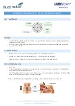 de smit medical CUBESCAN BioCon-500 Quick Reference Manual предпросмотр