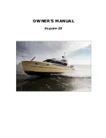 DE WIT WORKBOATS Esquire 35 Owner'S Manual preview