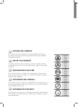 Preview for 2 page of Dea 211E Operating Instructions And Warnings