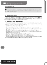 Preview for 12 page of Dea 211E Operating Instructions And Warnings