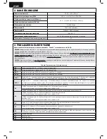 Предварительный просмотр 40 страницы Dea 212E Operating Instructions And Warnings