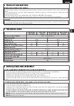 Preview for 5 page of Dea 602AN Operating Instructions And Warnings