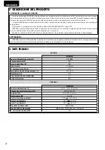 Preview for 4 page of Dea ADVANCE Operating Instructions And Warnings