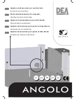 Dea ANGOLO Operating Instructions Manual preview