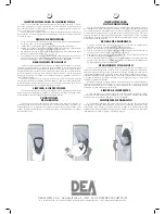 Preview for 32 page of Dea ANGOLO Operating Instructions Manual