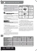 Preview for 10 page of Dea ghost 200 Operating Instructions And Warnings