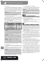 Preview for 26 page of Dea ghost 200 Operating Instructions And Warnings