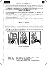 Предварительный просмотр 169 страницы Dea LIVI 3/24 Operating Instructions And Warnings