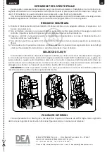 Preview for 91 page of Dea LIVI N Series Operating Instructions And Warnings