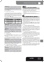 Preview for 7 page of Dea LIVI Series Operating Instructions And Warnings