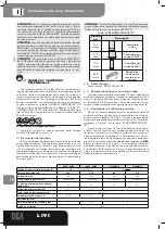 Предварительный просмотр 24 страницы Dea LIVI Series Operating Instructions And Warnings