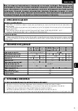 Preview for 61 page of Dea MAC STING Operating Instructions And Warnings