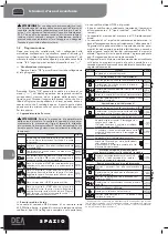 Предварительный просмотр 8 страницы Dea Spazio 702 S Operating Instructions And Warnings