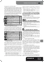 Предварительный просмотр 9 страницы Dea Spazio 702 S Operating Instructions And Warnings