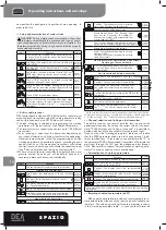 Предварительный просмотр 16 страницы Dea Spazio 702 S Operating Instructions And Warnings