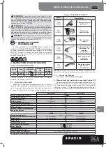 Предварительный просмотр 21 страницы Dea Spazio 702 S Operating Instructions And Warnings