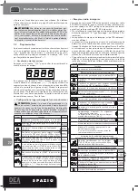 Предварительный просмотр 24 страницы Dea Spazio 702 S Operating Instructions And Warnings