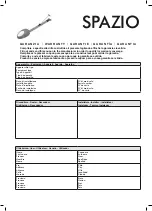 Предварительный просмотр 27 страницы Dea Spazio 702 S Operating Instructions And Warnings