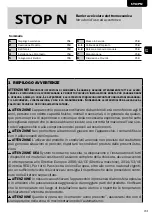 Preview for 3 page of Dea STOP24NET/N/L-F Operating Instructions And Warnings