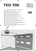 Dea TEO 700 Operating Instructions Manual preview