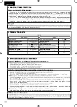 Preview for 12 page of Dea TEO 700 Operating Instructions Manual