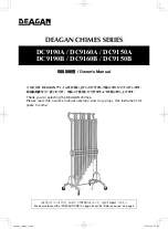 Deagan DC9190B Owner'S Manual предпросмотр