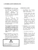 Предварительный просмотр 4 страницы Dean Dean Y SM80 (Spanish) Manual De Instalación Y Utilización