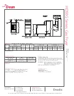 Предварительный просмотр 2 страницы Dean HD50G Aust Specification Sheet