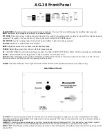 Предварительный просмотр 2 страницы Dean Markley AG-30 Operating Manual