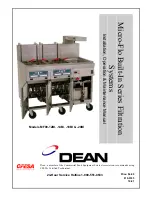 Dean MF90-12BI Installation, Operation & Maintenance Manual preview