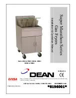 Предварительный просмотр 1 страницы Dean SM20 GM Installation & Operation Manual