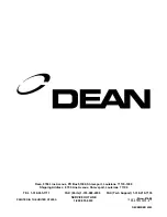 Предварительный просмотр 44 страницы Dean SM20 GM Installation & Operation Manual