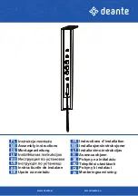 deante NOS 351K Assembly Instructions Manual предпросмотр