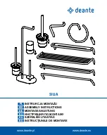 deante Silia ADI 0111 Assembly Instructions Manual предпросмотр