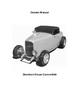 Предварительный просмотр 1 страницы Dearborn Deuce Convertible Owner'S Manual