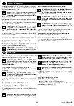 Preview for 25 page of Debem DM06 Instructions For Use And Maintenance Manual