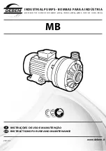 Debem MB 080 Instructions For Use And Maintenance Manual предпросмотр