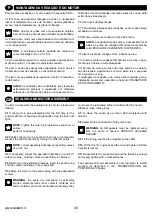 Preview for 28 page of Debem MB 080 Instructions For Use And Maintenance Manual