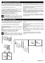 Предварительный просмотр 27 страницы Debem MB Instructions For Use And Maintenance Manual