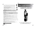 Deca CDS00F Installation Instructions preview