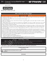 Decathlon BTWIN 120 General Instructions For Use предпросмотр