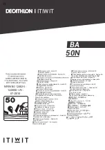 Preview for 1 page of Decathlon ITIWIT BA 50N Manual